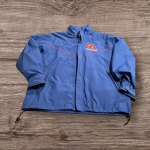 B Sports Gore-Tex Hooded Windbreaker Jacket Made in USA OR War Eagles Large